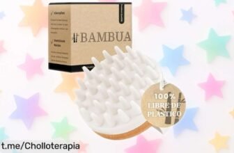 Increíble cepillo masajeador BAMBUA que elimina la caspa y fortalece tus raíces, ¡ofertón imperdible para cuidarte mejor! No dejes escapar esta oportunidad única.