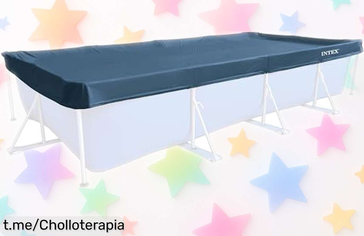 Increíble cobertor para piscina desmontable Intex 28039, resistente y con cuerda anti-viento a un precio de locura que hará feliz tus días soleados. ¡Consíguelo ya!