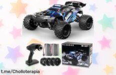 Increíble coche teledirigido todoterreno JOYTREKY 1:18 con doble batería para disfrutar al máximo tus carreras, ¡aprovecha este descuentazo antes de que se acabe!