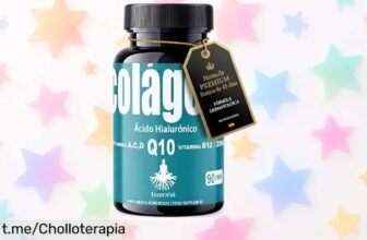 Increíble colágeno hidrolizado con ácido hialurónico y Q10 en 90 cápsulas a precio de risa para una piel firme y fresca, ¡aprovecha este ofertón que no se repite!