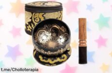 Increíble cuenco tibetano Himalayan Bazaar hecho a mano en un super chollo, sonoro y relajante para meditar y encontrar la paz interior que tanto deseas, no te quedes sin él.