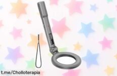 Increíble detector de metales portátil resistente al agua, ideal para la playa o aventuras; ¡precio nunca visto que hará brillar tu búsqueda de tesoros!