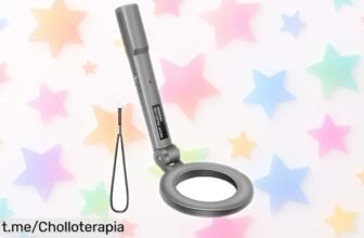 Increíble detector de metales portátil resistente al agua, ideal para la playa o aventuras; ¡precio nunca visto que hará brillar tu búsqueda de tesoros!