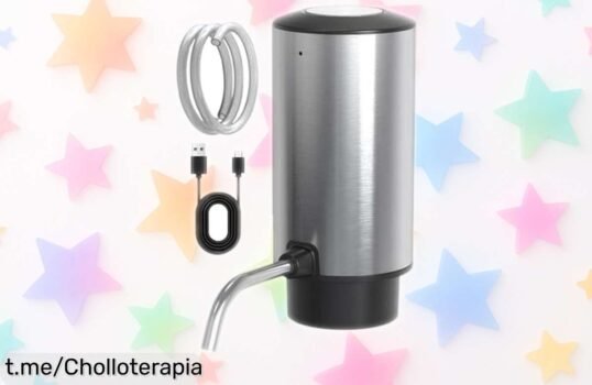 Increíble dispensador de vino eléctrico recargable USB, el gadget que hará brillar tus reuniones a un precio que no te lo crees. ¡Atrévete a servir con estilo y sin manchas!