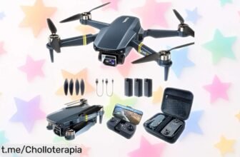 Increíble drone con cámara 4K HD y 3 baterías, vuelo de más de una hora; captura tu mundo como un pro y no te pierdas este ofertón imperdible que volará pronto.