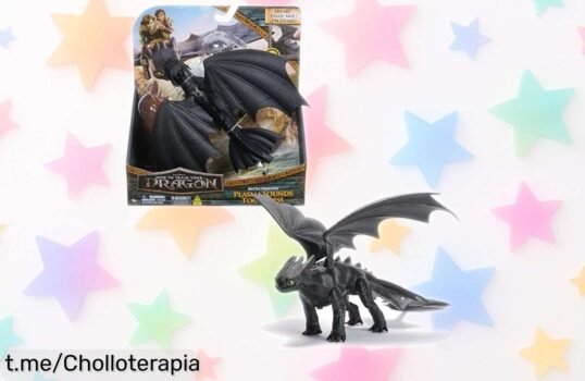 Increíble figura articulada de Desdentao de Dreamworks Dragons con sonidos reales, ahora a un precio que te dejará boquiabierto; ¡no lo dejes escapar y haz feliz a tu peque ya!