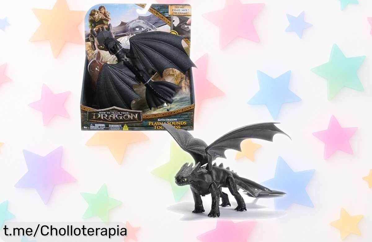 Increíble figura articulada de Desdentao de Dreamworks Dragons con sonidos reales, ahora a un precio que te dejará boquiabierto; ¡no lo dejes escapar y haz feliz a tu peque ya!