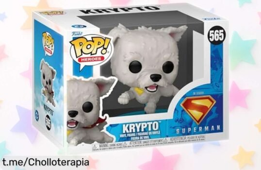 Increíble figura de vinilo Funko Pop! Krypto, el perro de Superman a un precio que es un regalo para fans; ¡no dejes pasar esta oportunidad única y suma estilo a tu colección!