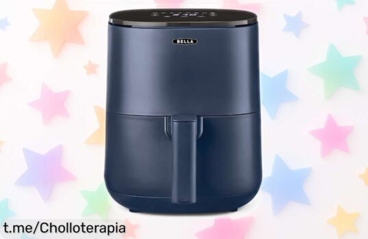 Increíble freidora de aire con pantalla táctil: cocina rápido y sana, ¡aprovecha este ofertón que hará feliz a tu familia mientras disfrutan sin aceite!