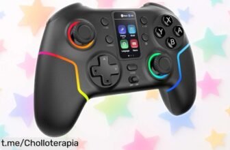 Increíble gamepad inalámbrico Mars Gaming MGPV3 con triple conexión y pantalla a color, ¡rebajas irrefutables para gamers apasionados como tú!