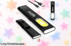 Increíble linterna LED recargable Flintronic con 450 lúmenes y 6 modos de luz, ¡rebajada a un precio loco que no querrás dejar escapar!