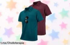 Increíble lote de 2 polos SwissWell para hombre a un precio loco, perfectos para el deporte y tu día a día. ¡Renueva tu armario ya y siéntete espectacular!