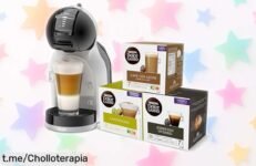 Increíble máquina de café De'Longhi Mini Me con 3 packs para disfrutar espresso como un barista en casa, aprovecha este ofertón y transforma tus mañanas ya mismo.