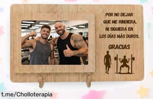 Increíble marco de fotos NIRALIS para entrenador con frase emotiva, un detallazo que emociona y su precio está rebajado: ¡no te lo pierdas!