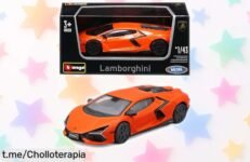 Increíble mini coche Lamborghini Revuelto de Bburago a precio regalado: ¡siente la emoción de tener un pedacito de colección en tus manos!