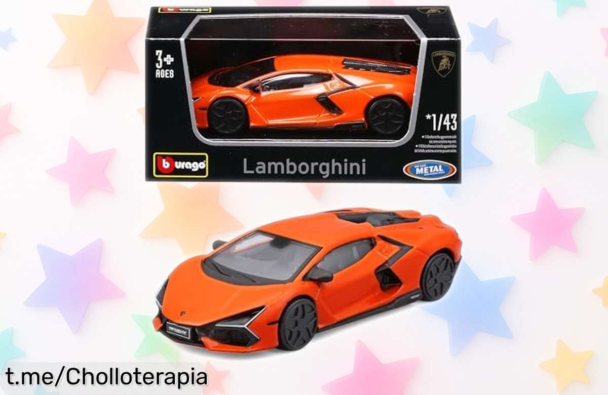 Increíble mini coche Lamborghini Revuelto de Bburago a precio regalado: ¡siente la emoción de tener un pedacito de colección en tus manos!