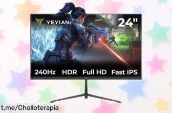 Increíble monitor gaming YEYIAN Elysium FHD 24 con pantalla ultrarrápida de 240 Hz; ¡acertarás en cada partida al mejor precio loco del mercado!
