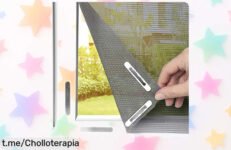 Increíble mosquitera antipolen EASYmaxx con Magic Click: Adáptala rápido y sin líos, el chollo que necesitas para disfrutar de tus ventanas libres de insectos y alergias. ¡No lo pienses más!