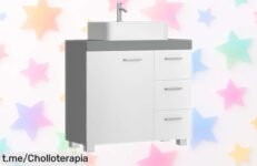 Increíble mueble bajo lavabo Vasagle con 3 cajones y justo lo que necesitas para un baño organizado, ¡precio tirado de risa y oportunidad única en manos!