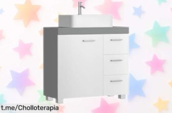 Increíble mueble bajo lavabo Vasagle con 3 cajones y justo lo que necesitas para un baño organizado, ¡precio tirado de risa y oportunidad única en manos!