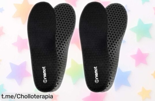 Increíble pack de 2 pares de plantillas Riemot con amortiguación para que tus pies digan adiós al dolor y se sientan como en una nube, ¡no te quedes sin el tuyo!