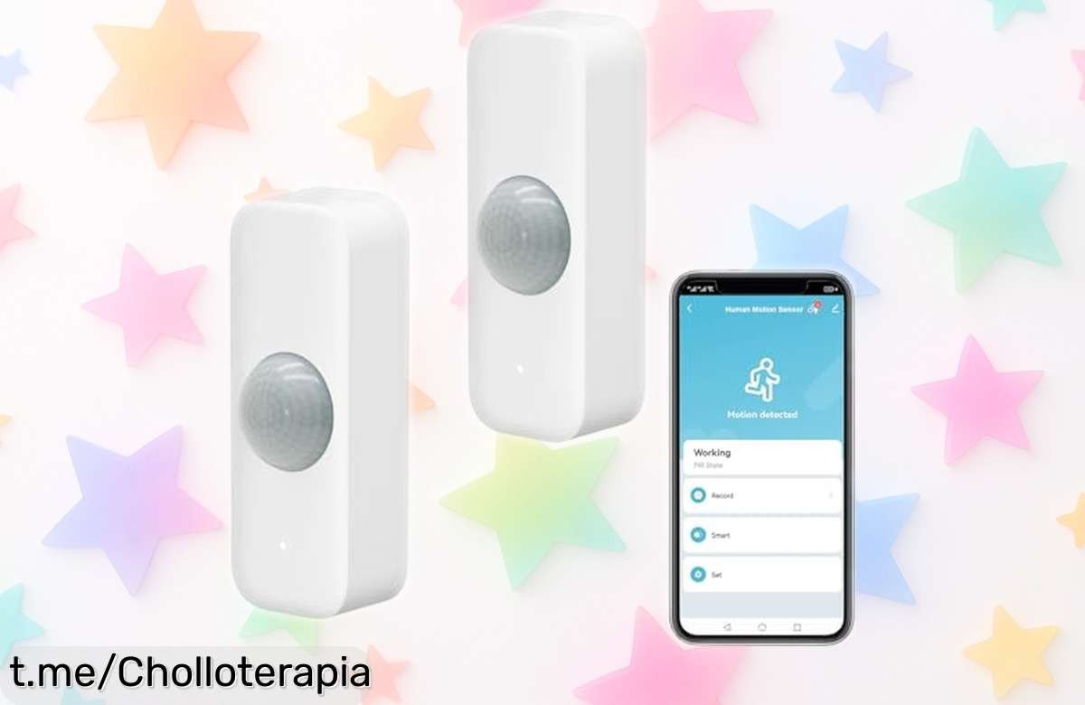Increíble pack de 2 sensores de movimiento infrarrojos para tu tranquilidad en casa, ¡ahora a un precio loca que no puedes dejar pasar!