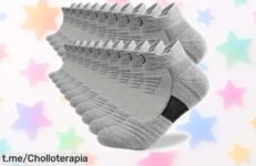 Increíble pack de 20 pares de calcetines deportivos Altoa con acolchado, ¡precio loco y a tope para que no frenes tu energía! ¡Hazte con ellos antes de que se agoten!