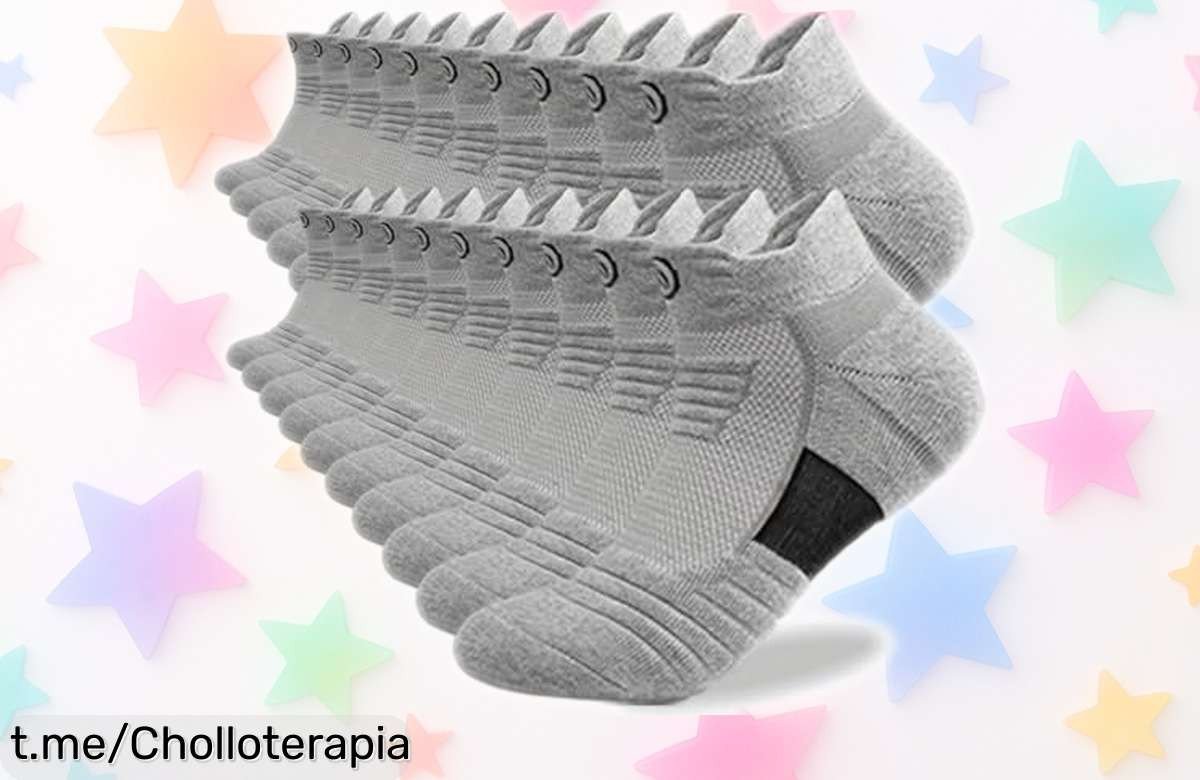Increíble pack de 20 pares de calcetines deportivos Altoa con acolchado, ¡precio loco y a tope para que no frenes tu energía! ¡Hazte con ellos antes de que se agoten!