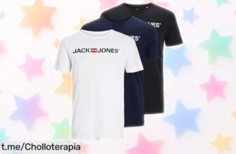 Increíble pack de 3 camisetas básicas JACK & JONES a un precio tan bajo que parece un regalo, no te quedes sin ellas y destaca en cualquier ocasión. ¡Aprovecha ya!
