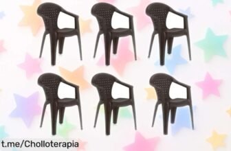 Increíble pack de 6 sillas apilables SHAF Dream para jardín, ¡renueva tu espacio al aire libre a precio loco y disfruta cada momento bajo el sol!