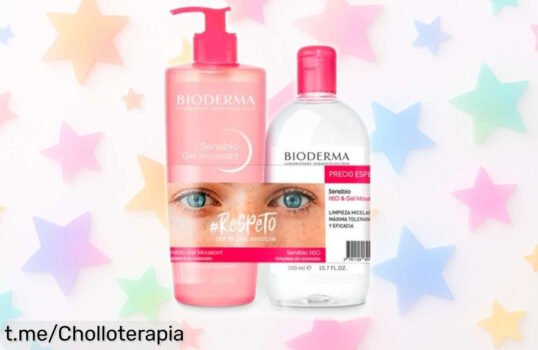 Increíble pack limpiador facial Bioderma para pieles sensibles, ahora a un precio de locura que no podrás dejar pasar, ¡dale a tu rostro el cuidado que se merece ya!