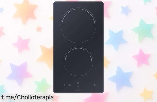 Increíble placa vitrocerámica Candy Smart CDH 30 con 2 zonas potentes y temporizador a un precio rebajado que cambiará tu forma de cocinar, ¡aprovéchalo antes de que se acabe!