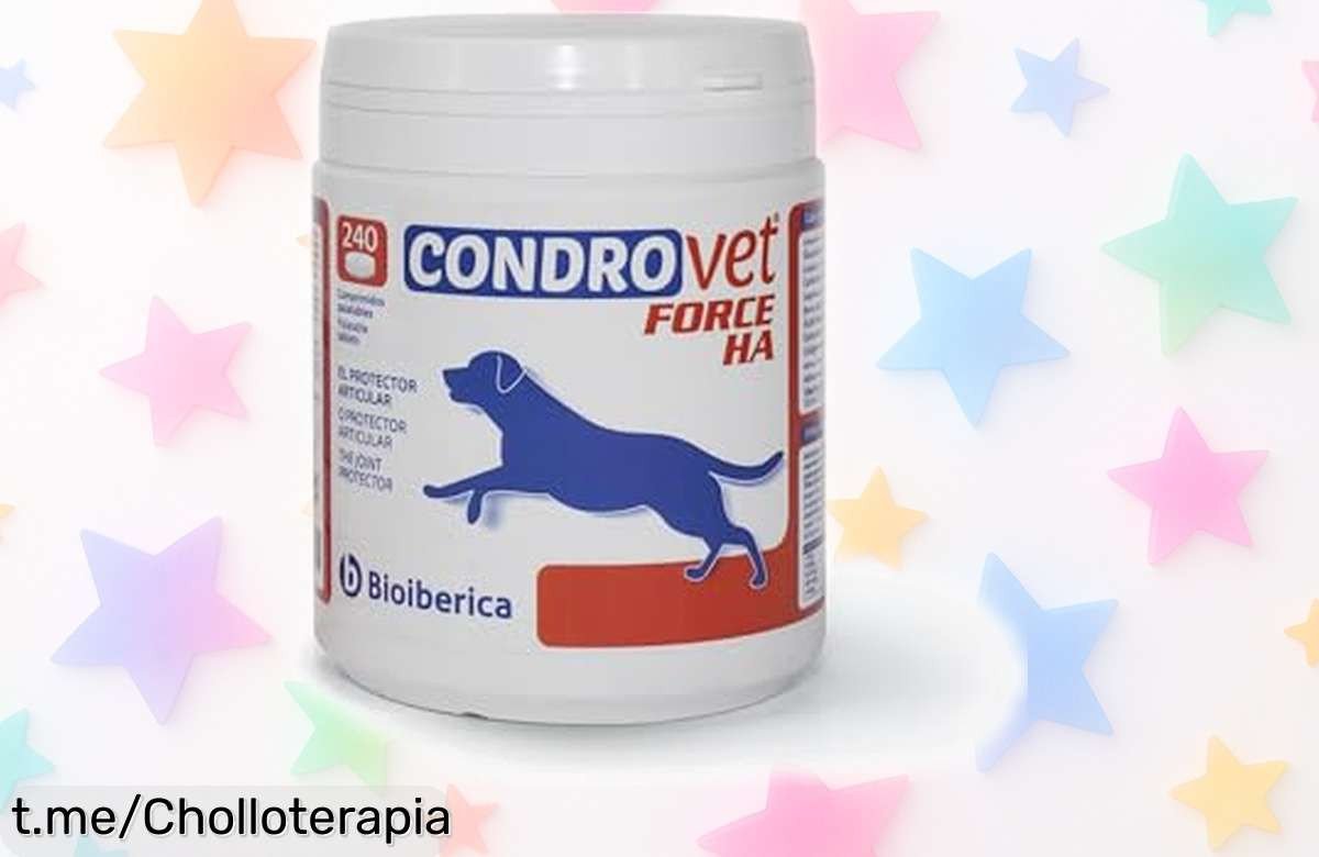 Increíble protector para articulaciones Bioiberica Condrovet Force Ha: ¡240 comprimidos a precio de risa para que sigas moviéndote libremente cada día!