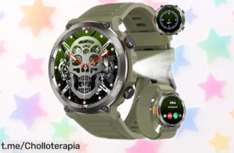 Increíble reloj inteligente Baolubao para hombre con brújula y más de 120 modos deportivos, ¡rebajado a un precio locura! Mantente activo mientras te cuida todo el día.