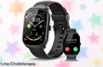 Increíble reloj inteligente STECEi con pantalla curva y llamadas desde la muñeca; un ofertón que no querrás dejar pasar para vivir al máximo cada día.