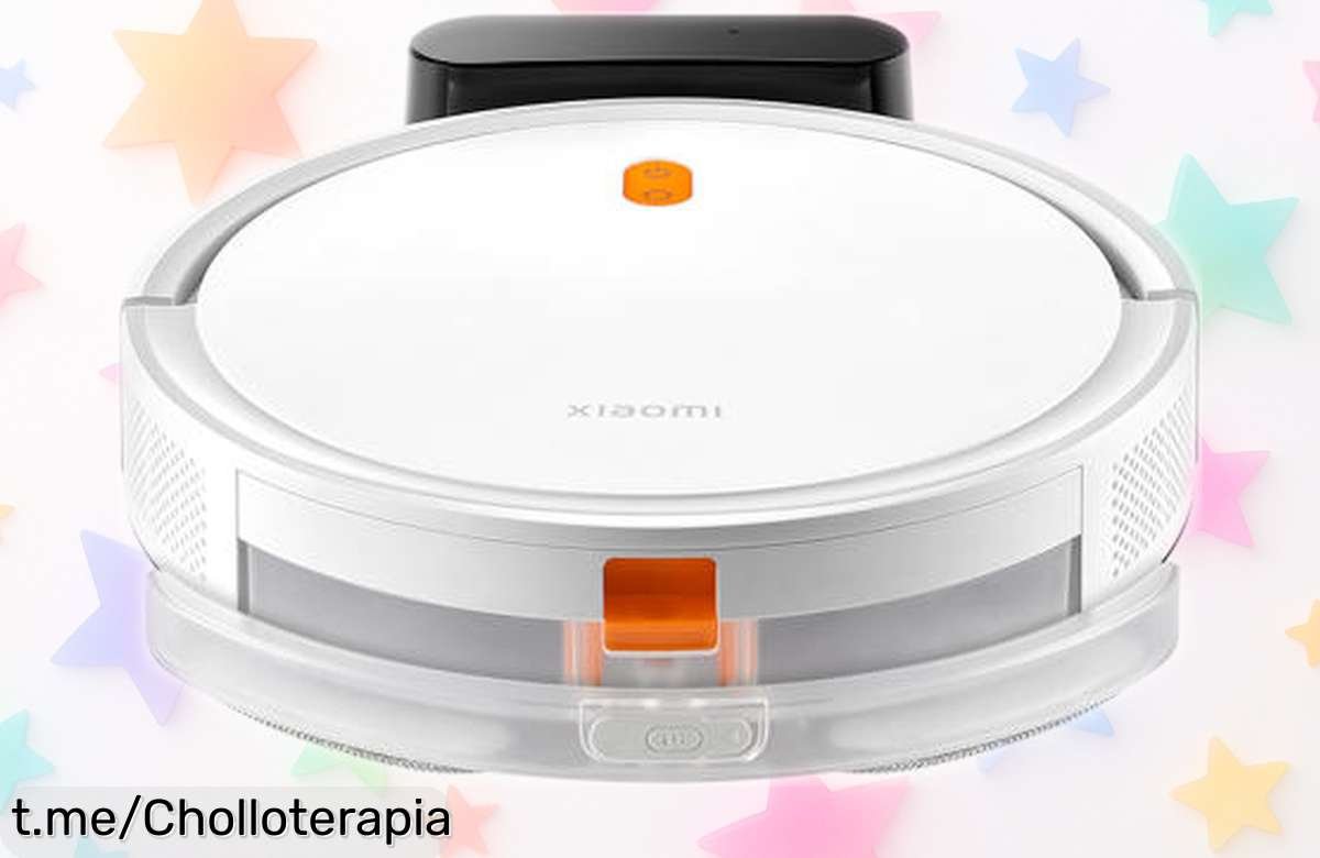 Increíble robot aspirador y fregona 2 en 1 Xiaomi que limpia solo, te sorprenderá con su precio rebajado ¡Hazte con él antes de que se agote!