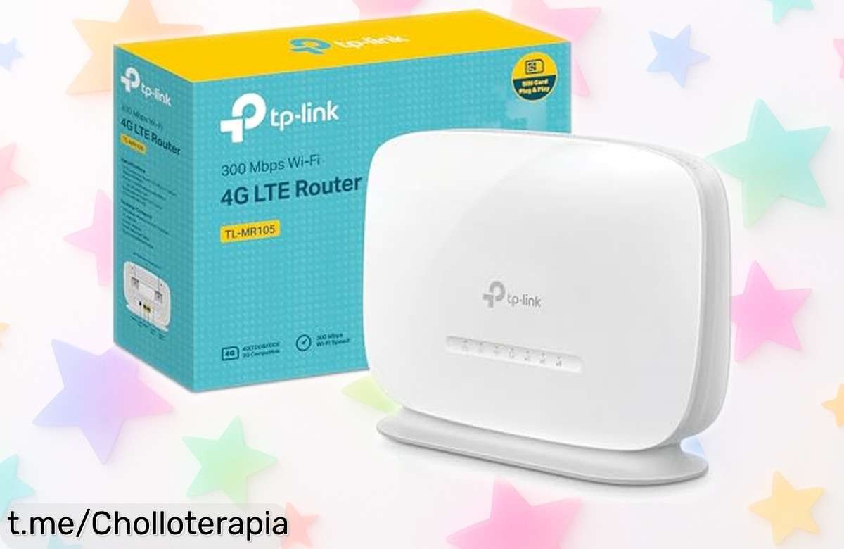 Increíble router 4G LTE TPLink TLMR105, conecta hasta 32 aparatos y disfruta de velocidad ilimitada; ¡esta oferta única no se repetirá, actúa ahora y siente la libertad!
