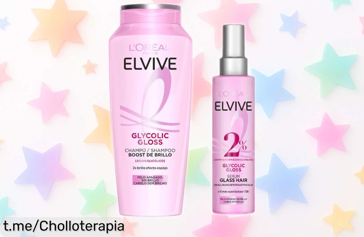 Increíble rutina de brillo y limpieza con ácido glicólico de L’Oréal París a un precio escandaloso que hará brillar tu pelo, ¡pruébala ya antes que se agote!