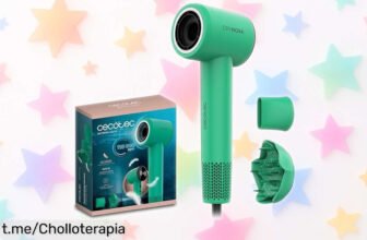 Increíble secador de pelo Cecotec DryNova Green Leaf con potencia máxima y cero frizz, un chollo que hará brillar tu melena ¿qué esperas para tenerlo?