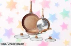 Increíble set de 3 sartenes antiadherentes Innerwell con tapa a precio de escándalo: Cocina fácil y divertido, ¡no te las querrás perder!