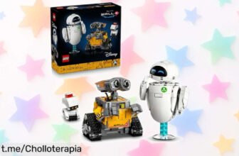 Increíble set de LEGO Disney Pixar WALL-E y EVE con M-O y Hal a precio de escándalo, regálate diversión infinita y crea momentos únicos que no querrás perderte.