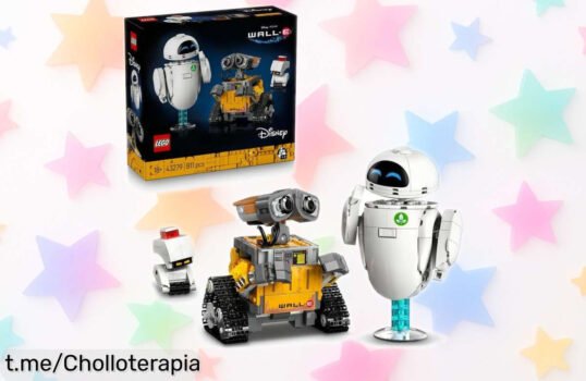 Increíble set de LEGO Disney Pixar WALL-E y EVE con M-O y Hal a precio de escándalo, regálate diversión infinita y crea momentos únicos que no querrás perderte.
