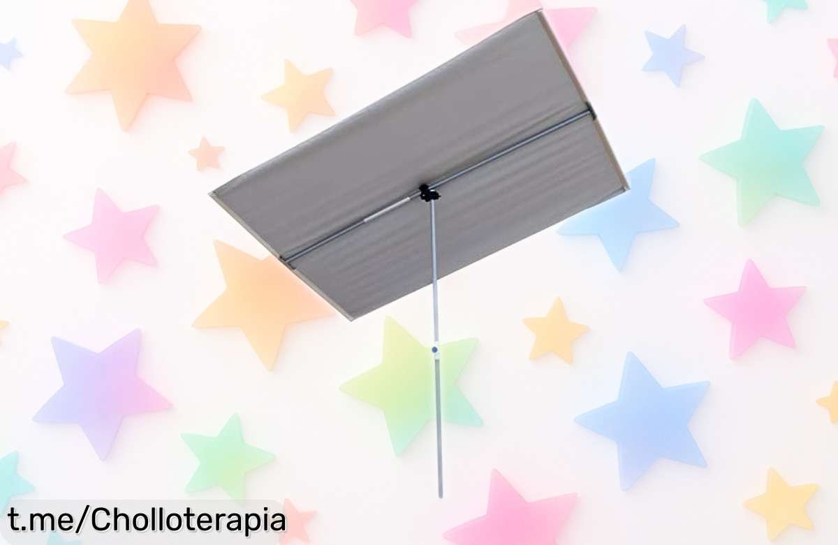 Increíble sombrilla pincho ajustable que te protege del sol ¡Chollazo de precio tirado! Aprovecha esta oferta y disfruta del verano bajo su sombra refrescante.
