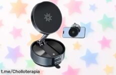 Increíble soporte magnético plegable para móvil, ajusta el ángulo perfecto y aguanta en cualquier superficie. ¡No dejes pasar este precio escandaloso que te hará sonreír!