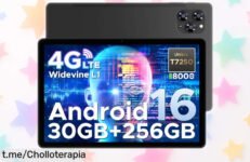 Increíble tablet Android 11 Tab G6 con 30GB+256GB y 2TB: Ofertón irracional, ¡disfruta de su potencia y gran pantalla a un precio que no se repetirá! ¡No te lo pierdas!
