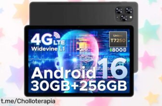 Increíble tablet Android 11 Tab G6 con 30GB+256GB y 2TB: Ofertón irracional, ¡disfruta de su potencia y gran pantalla a un precio que no se repetirá! ¡No te lo pierdas!