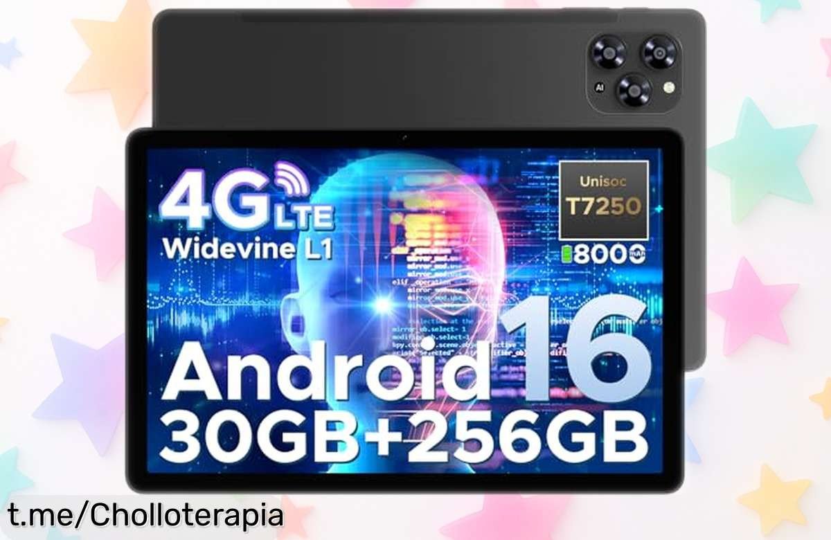 Increíble tablet Android 11 Tab G6 con 30GB+256GB y 2TB: Ofertón irracional, ¡disfruta de su potencia y gran pantalla a un precio que no se repetirá! ¡No te lo pierdas!