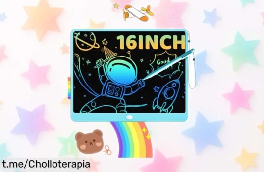 Increíble tableta de escritura LCD ORSEN para niños, 16 pulgadas de pura diversión a un precio regalado; dibuja y borra hasta 300,000 veces y despierta su creatividad hoy mismo.