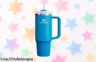 Increíble taza térmica Stanley Quencher H2.0 FlowState que mantiene tu agua helada hasta 40 horas, ¡un chollazo para disfrutar todo el día! No te quedes sin la tuya y refresca tus momentos.