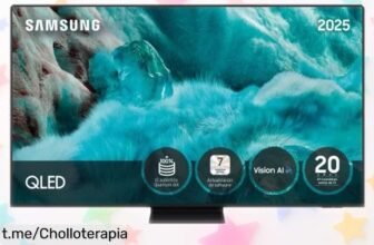 Increíble televisor Smart QLED 65 pulgadas Samsung: calidad de imagen 4K y sonido increíble a un precio que no verás otra vez. ¡No te quedes sin el tuyo!
